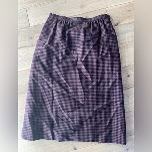 Pendleton plaid pencil skirt 100% virgin Wool
